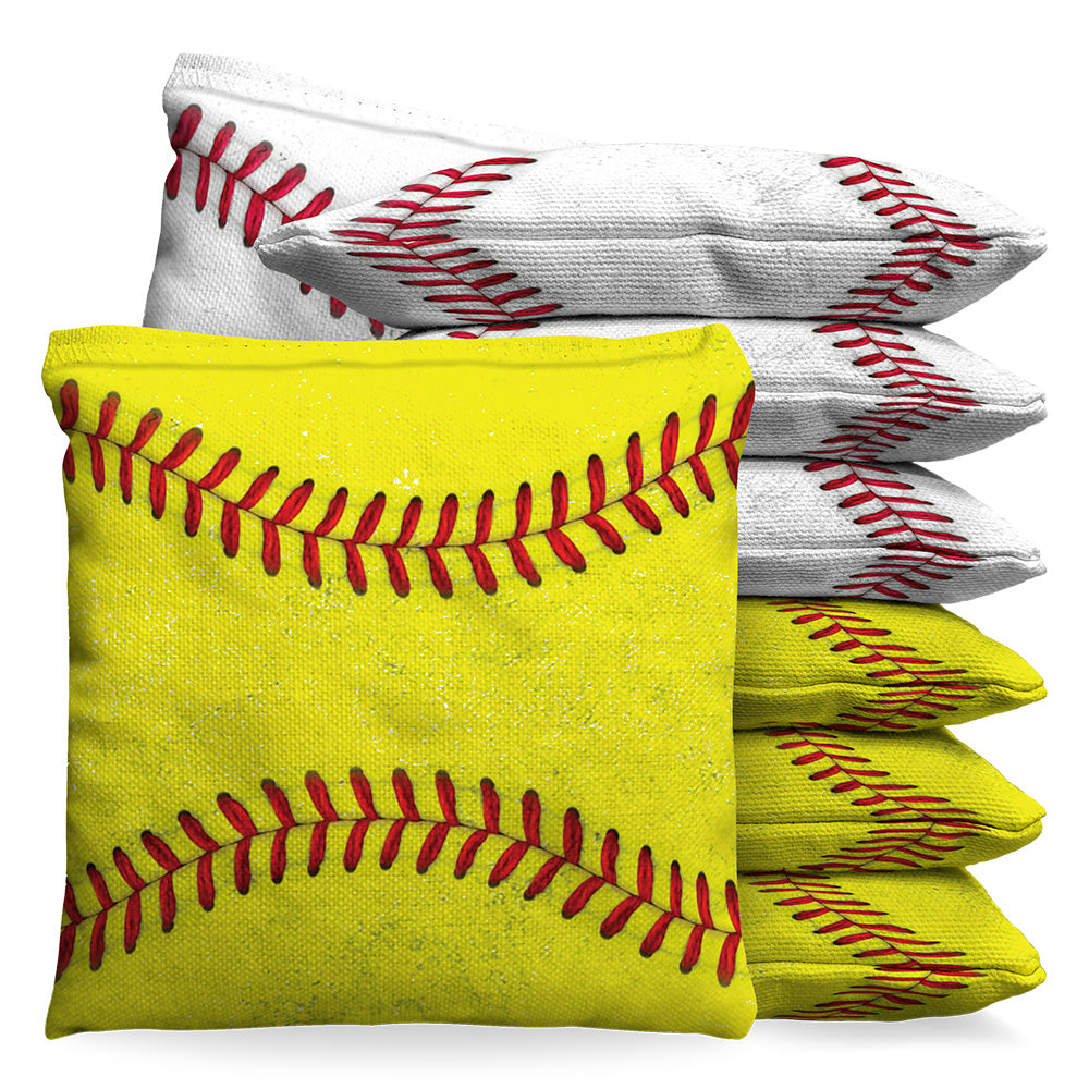 Chicago White Sox & Cubs Cornhole Bean Bags - Set Of 8, Top Quality Toss Game Accessories