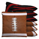Football Baggo Cornhole Bean Bag Toss Bags (set of 8)