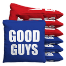 Good Guys / Bad Guys Baggo Cornhole Bean Bag Toss Bags (set of 8)