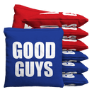 Good Guys / Bad Guys Baggo Cornhole Bean Bag Toss Bags (set of 8) Baggo.com