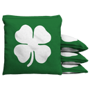 Irish Shamrock Baggo Cornhole Bean Bag Toss Bags (set of 8)