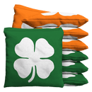 Irish Shamrock Baggo Cornhole Bean Bag Toss Bags (set of 8)