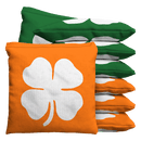 Irish Shamrock Baggo Cornhole Bean Bag Toss Bags (set of 8)