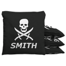 Jolly Rogers Skull & Swords Pirate Baggo Cornhole Bean Bag Toss Bags (set of 8) Baggo.com