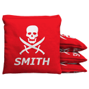 Jolly Rogers Skull & Swords Pirate Baggo Cornhole Bean Bag Toss Bags (set of 8) Baggo.com