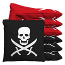 Jolly Rogers Skull & Swords Pirate Baggo Cornhole Bean Bag Toss Bags (set of 8) Baggo.com