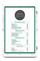 Augusta Golf Party Menu Bean Bag Toss Game by BAGGO Baggo.com