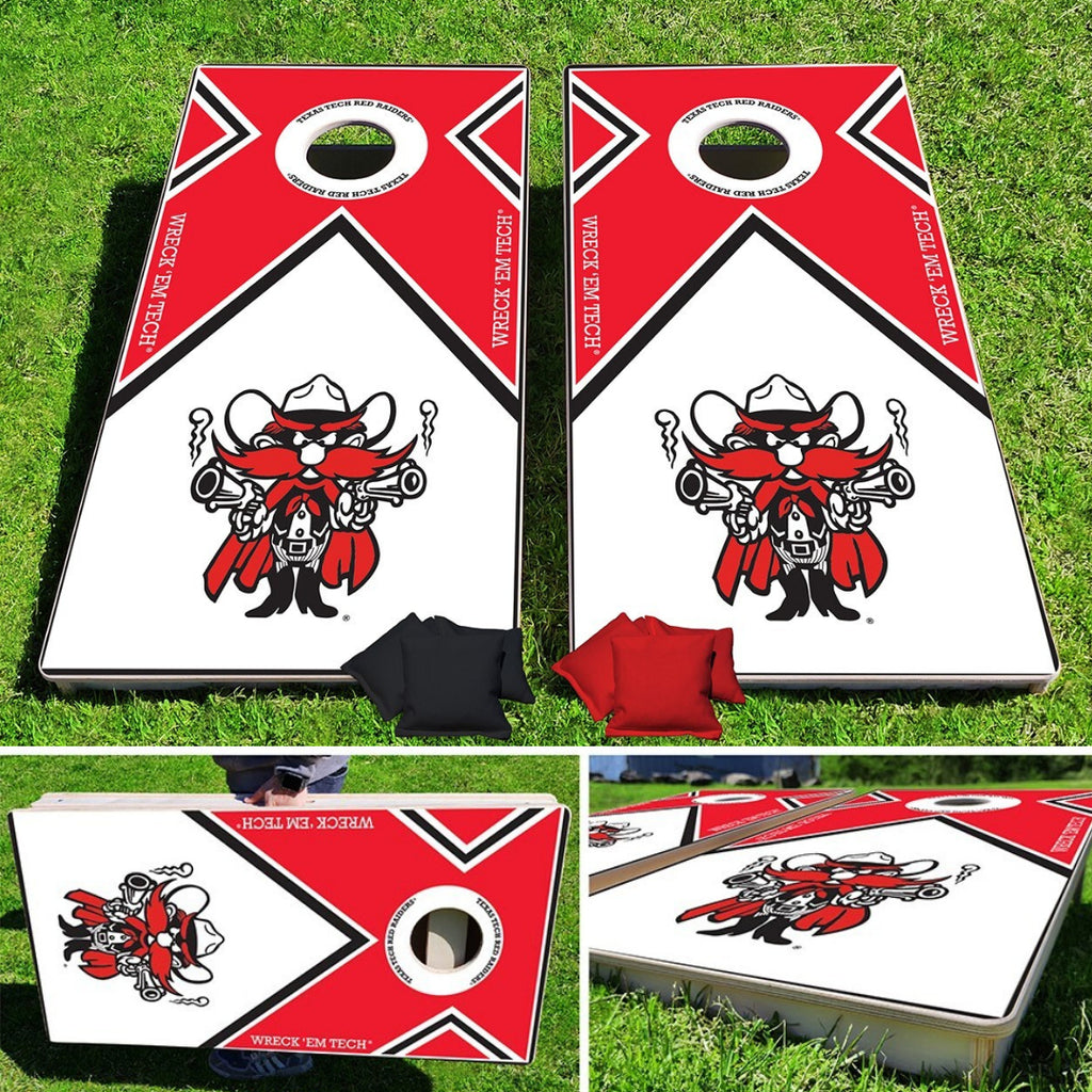 Texas Tech Red Raiders Vintage Pro Cornhole Bean Bag Toss Game