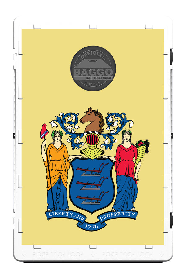 New Jersey State Flag Bean Bag Toss Game by BAGGO