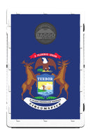Michigan State Flag Bean Bag Toss Game by BAGGO Baggo.com