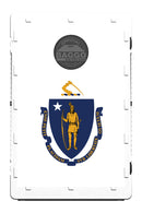 Massachusetts State Flag Bean Bag Toss Game by BAGGO Baggo.com