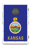 Kansas State Flag Bean Bag Toss Game by BAGGO Baggo.com