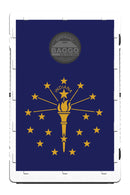 Indiana State Flag Bean Bag Toss Game by BAGGO Baggo.com