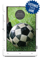 Soccer Kick Bean Bag Toss Game by BAGGO Baggo.com