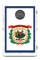 West Virginia State Flag Bean Bag Toss Game by BAGGO Baggo.com