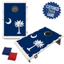 South Carolina Palmetto Blue Flag Bean Bag Toss Game by BAGGO Baggo.com