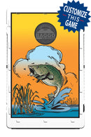 Largemouth Bass Bean Bag Toss Game by BAGGO Baggo.com