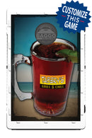 Beer In Mexico On The Beach Bean Bag Toss Game by BAGGO Baggo.com