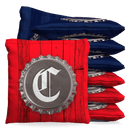 Custom Letter Rustic Bottle Cap Baggo Cornhole Bean Bag Toss Bags (set of 8) Baggo.com