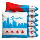Chicago Skyline Baggo Cornhole Bean Bag Toss Bags (set of 8) Baggo.com