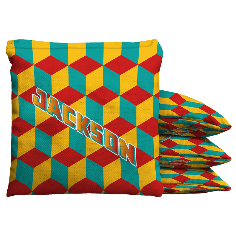 Cubes Forever Baggo Cornhole Bean Bag Toss Bags (set of 8)