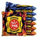 Fire Department Shield Baggo Cornhole Bean Bag Toss Bags (set of 8) Baggo.com