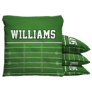 Football Pigskin End Zone Baggo Cornhole Bean Bag Toss Bags (set of 8) Baggo.com