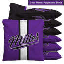 Game Day Custom Name 17 Team Colors Baggo Cornhole Bean Bag Toss Bags (set of 8) Baggo.com