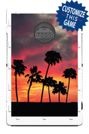 Island Sunset Bean Bag Toss Game by BAGGO Baggo.com