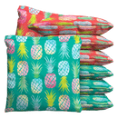 Pineapple Pattern Baggo Cornhole Bean Bag Toss Bags (set of 8)