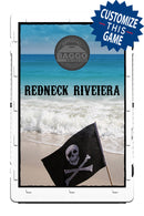 Pirate Flag Island Bean Bag Toss Game by BAGGO Baggo.com