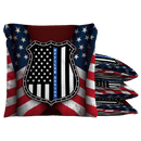 Police Officer Shield Custom Bean Bags Baggo Cornhole Bean Bag Toss Bags (set of 8) Baggo.com