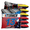 Racing Custom Name and Number Baggo Cornhole Bean Bag Toss Bags (set of 8)
