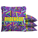 Retro Infinity Triangles Baggo Cornhole Bean Bag Toss Bags (set of 8) Baggo.com