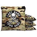 Skull and Bones Custom Bean Bags Baggo Cornhole Bean Bag Toss Bags (set of 8) Baggo.com