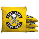 Skull and Bones Custom Bean Bags Baggo Cornhole Bean Bag Toss Bags (set of 8) Baggo.com