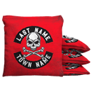 Skull and Bones Custom Bean Bags Baggo Cornhole Bean Bag Toss Bags (set of 8) Baggo.com