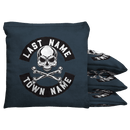Skull and Bones Custom Bean Bags Baggo Cornhole Bean Bag Toss Bags (set of 8) Baggo.com