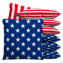Stars and Stripes Baggo Cornhole Bean Bag Toss Bags (set of 8) Baggo.com