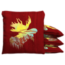 Whimsical Moose Custom Bean Bags Baggo Cornhole Bean Bag Toss Bags (set of 8) Baggo.com