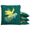 Whimsical Moose Custom Bean Bags Baggo Cornhole Bean Bag Toss Bags (set of 8) Baggo.com