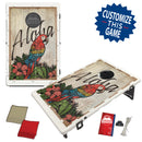 Aloha Wood Texture Bean Bag Toss Game by BAGGO Baggo.com