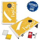 Cancer Awareness (Various) Ribbon Bean Bag Toss Game by BAGGO Baggo.com