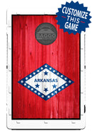 Arkansas Flag Heritage Edition Bean Bag Toss Game by BAGGO Baggo.com