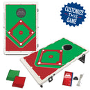 Baseball Field Bean Bag Toss Game by BAGGO Baggo.com