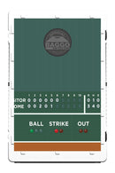 Baseball Scoreboard Bean Bag Toss Game by BAGGO Baggo.com