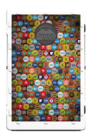 Beer Bottle Caps Bean Bag Toss Game by BAGGO Baggo.com