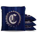 Custom Letter Rustic Bottle Cap Baggo Cornhole Bean Bag Toss Bags (set of 8) Baggo.com