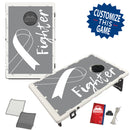 Cancer Awareness (Various) Ribbon Bean Bag Toss Game by BAGGO Baggo.com