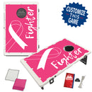 Cancer Awareness (Various) Ribbon Bean Bag Toss Game by BAGGO Baggo.com